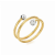 Borsari Anello in oro giallo con diamanti presso Castignoli - Orologeria e gioielleria a Monza