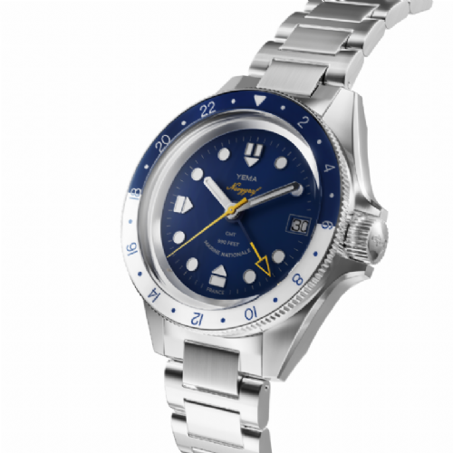 Yema Navygraf Marine Nationale GMT presso Castignoli - Orologeria e gioielleria a Monza