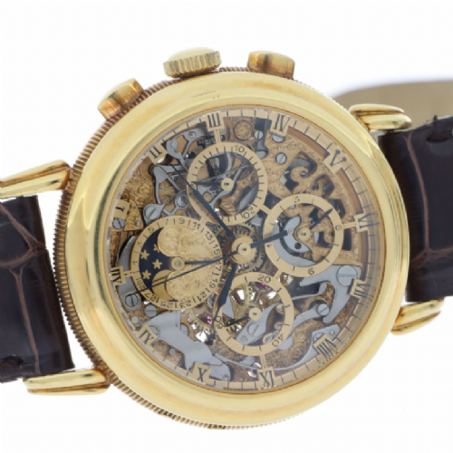  orologio scheletrato in oro giallo presso Castignoli - Orologeria e gioielleria a Monza